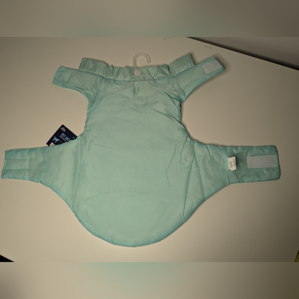 NWT Pawsitively Fun Large Light Blue Pet Jacket "Warm & Cozy Sherpa" - Picture 3 of 7
